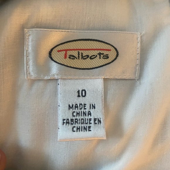 NWOT | Talbot's V-Neck Sleeveless Floral Dress - Picture 6 of 8